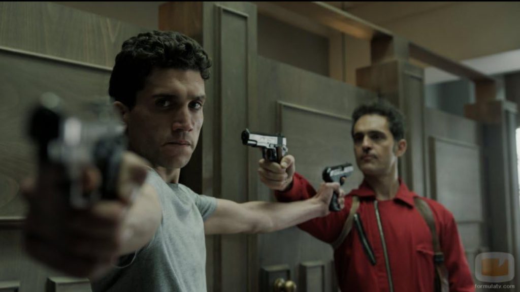 Scene 1 from Money Heist S01E08 - Movie For Language vocabulary practice.