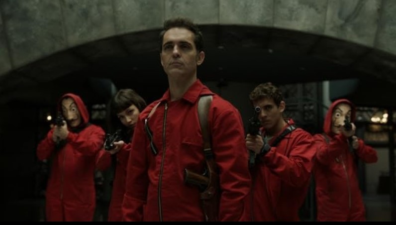 Scene 3 from Money Heist S01E08 - Movie For Language vocabulary practice.