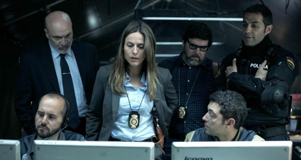 Scene 4 from Money Heist S01E08 - Movie For Language vocabulary practice.