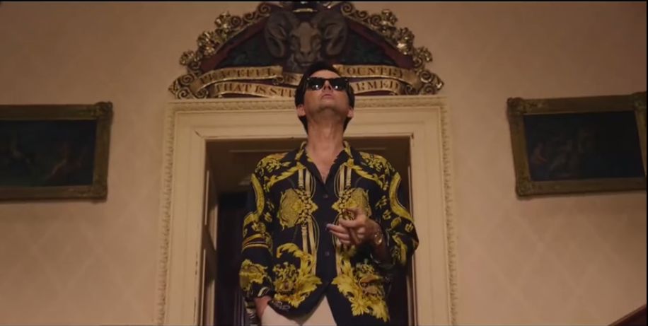 "Stylish mansion entrance scene from Rivals Episode07, a movie for language learning enthusiasts."