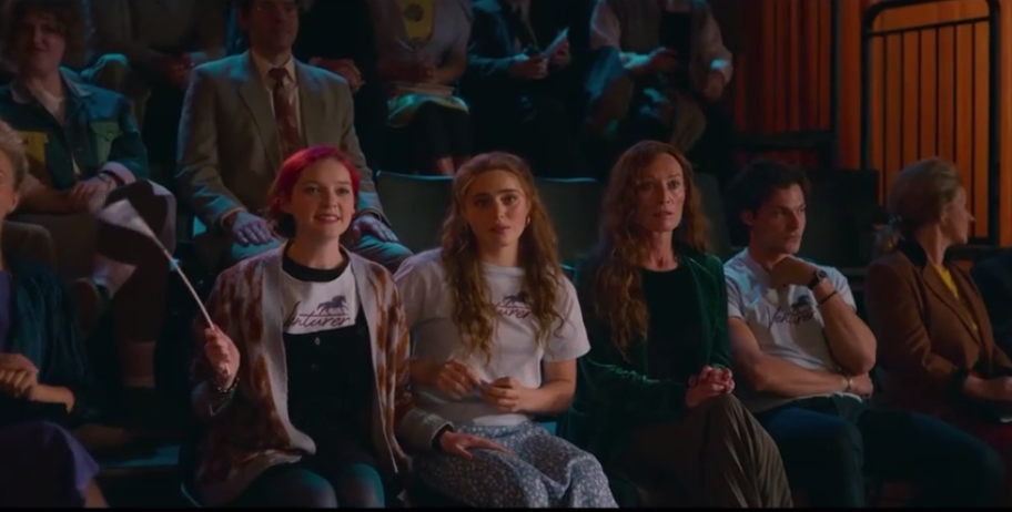 "Audience scene from Rivals E08 illustrating Movie-Based Language learning moments"