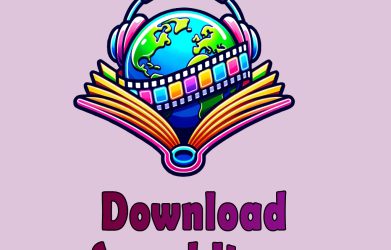 Download saved items button in language learning app
