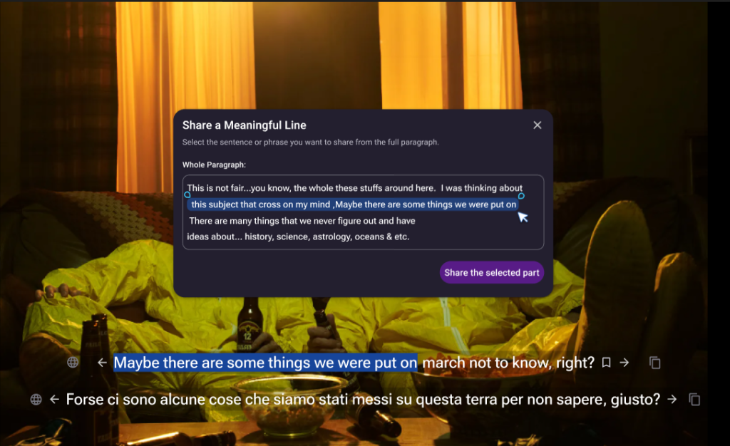 Share popup window with downloadable image in FunFluen